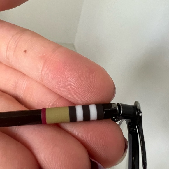 BURBERRY London 1318 Unisex prescription Eyeglasses Black Made in Italy - Picture 13 of 16